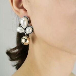 Simulated Pearl Earrings